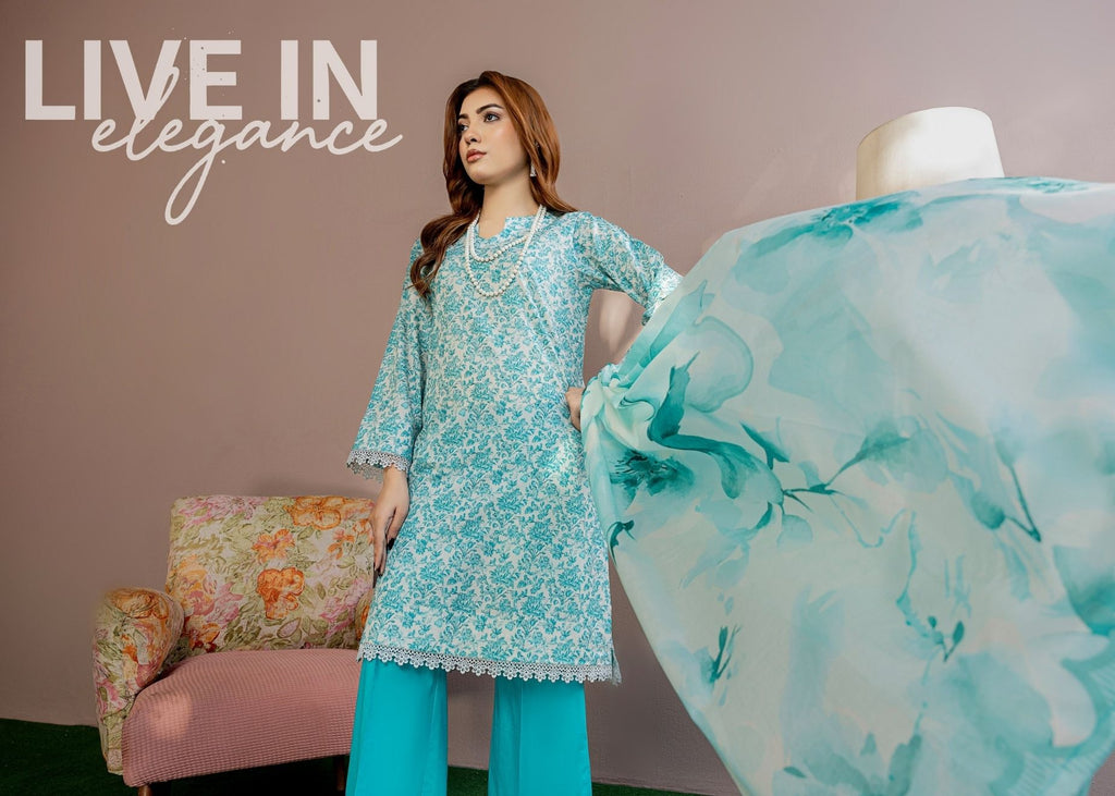 Platinum Print Lawn D-1 BIN NAEEM